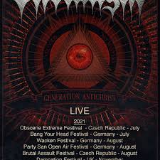 Follow us l sleduj nás: Onslaught Announce 2021 2022 Live Dates