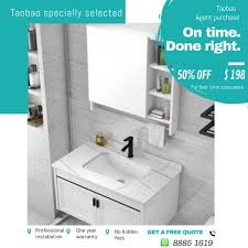This opens in a new window. New Full Set New Design Vanity Set Basin Cabinet White Vanity Bathroom Vanit Y 60cm 70cm