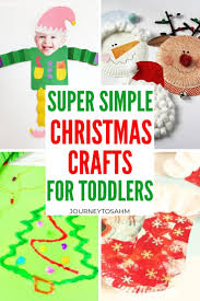 12 Super Easy Christmas Crafts For Toddlers Ages 2 To 3 Years Old Christmas Crafts For Toddlers Toddler Crafts Toddler Christmas Painting