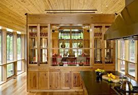 A combination of white painted cabinetry and rustic hickory cabinets create an earthy and bright. Living Room Divider Cabinet Designs Kitchen Farmhouse With Room Divider Modern Room Divider Wooden Room Dividers