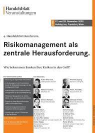 Frankfurt am main und umgebung, deutschland. Risikomanagement Als Zentrale Herausforderung