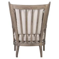 Sam Global Bazaar Grey Upholstered Distressed Oak Living Room Chair In 2020 Living Room Chairs Chair Old Chairs