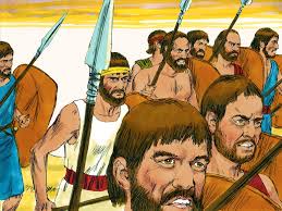 FreeBibleimages :: King Asa trusts God for victory and peace :: King Asa is  attacked by the Cushites (1 Kings 15:9-15, 2 Chronicles 14:1-15:19)