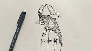 You can edit any of drawings via our online image editor before downloading. How To Draw A Girl With Cap Easy Step By Step Youtube