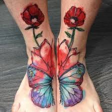 Just because your chosen placement will allow you to go bigger, doesn't mean you should discount the power of small tattoos. 35 Splendid Foot Butterfly Tattoos And Designs