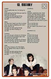 You and me got a whole lot of history (oh) so don't let it go, we can make some more, we can live forever. Pin By Badinblack On Music They Say Life I Say One Direction Lyrics One Direction Songs One Direction Quotes