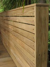 Fence Or Screen With Horizontal Vitex Battens Fixed With Stainless Steel Screws High Quality Finish Which Privacy Fence Designs Backyard Fences Fence Design