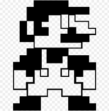 Picture to view the worksheet. Download Mario Vector 8 Bit Mario 8 Bit Black And White Png Free Png Images Toppng