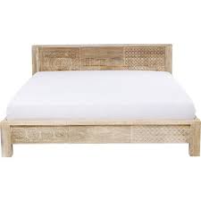 Kopfteil ist mit graublauem leinen in knopfheftung bezogen. Kare Bett Bett Puro 160x200cm Farbe Beige Online Kaufen Otto