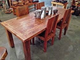 A Very Solid 7 Foot Long X 3 Foot Wide Reclaimed Teak Dining Table With Four 4 Legs Made From Salvaged Old Growt Teak Dining Table Dining Table Teak Furniture