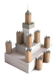 Vielfältige vorlagen zum basteln mit papier. Castelo Feito Com Bolinhos De Papel Higienico Chateau En Carton Artisanat Du Chateau Papier Toilette