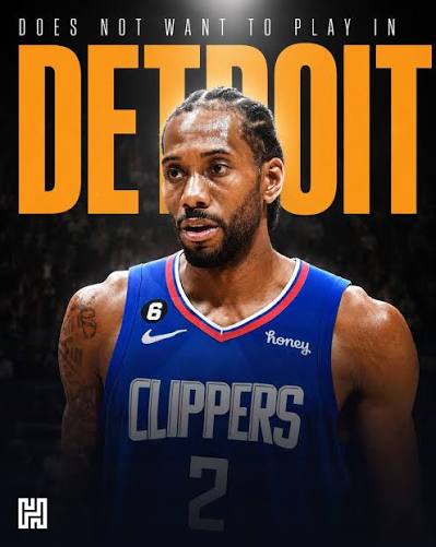 Kawhi Leonard does NOT want to play in Detroit for the Pistons 😳 Leonard  holds a no-trade clause as part of his contract, which gives him full say  over any deal the