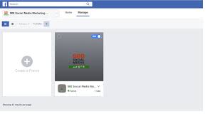 First, decide if you will be publishing your frame using your personal profile or your business profile by clicking on your profile picture at the top left corner. How To Make Custom Frames For Facebook Stories To Promote Your Business In Photos And Videos Social Media Today