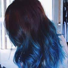 Dark Blue Hair How To Get This Darker Hair Color In 2021 Blue Tips Hair Dark Blue Hair Hair Dye Tips