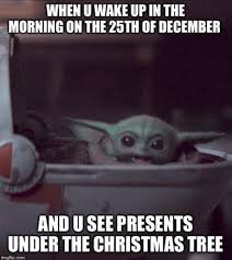 Many have compared it to other moments from the culture of people. Baby Yoda Christmas Memes To Warm Your Heart Peace Love Christmas