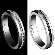Full Set With White Diamonds Or Black Diamonds Maison Bachet S Wedding Rings A Way To Love Wedding Rings Mens Wedding Rings Platinum Rings