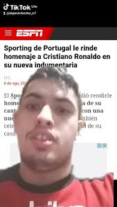 Sporting de Lisboa Le Hace Un Homenaje A Cristiano Ronaldo En Su Nueva...