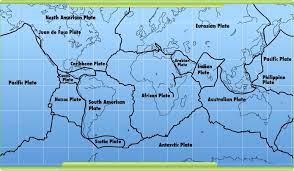 Map Of Continental Plates Interactives . Dynamic Earth . Plates & Boundaries