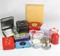 Tin Box Manufacturer Red Tin Box Empty Tea Container - Red ...