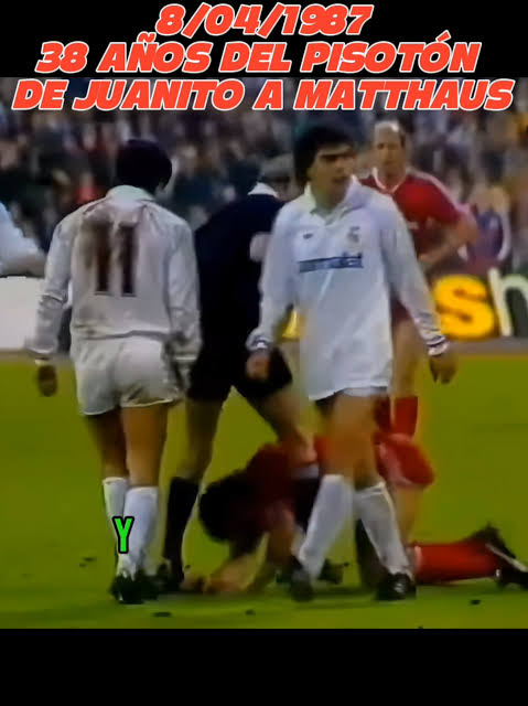 El famoso pisotón que le costó la salida del Madrid a Juanito #futbolnostalgia #desbloqueandorecuerdos🔓 #futbolmundial⚽🌍 #nostalgiaochentera #nostalgia80s #nostalgia80 #tv80s #tvantigua #futbaskten