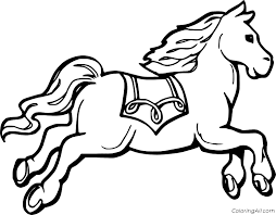 Learn how to sketch horses following this step by step tutorial by dan lewis. Simple Running Horse Coloring Page Coloringall