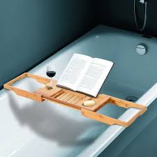 Check out our bathtub tray selection for the very best in unique or custom, handmade pieces from our bathroom shops. Homcom 41 3 Bamboo Bathtub Caddy Best Buy Canada