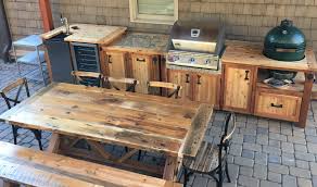Grill Table Grill Cart Grill Cabinet For Big Green Egg Kamado Joe Primo Dual Grills Gas Grill Outdoor Kitchen Design Outdoor Kitchen Patio Grill Table