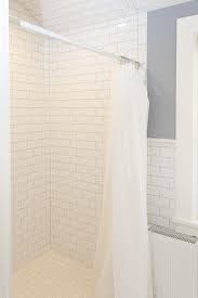 Glossy White Tile Shower With Glossy White Pattern Tile Flooring Shower Tile Patterned Floor Tiles White Tile Shower