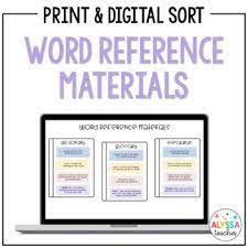 Click on the images to view, download, or print them. Reference Materials Worksheets Teaching Resources Tpt