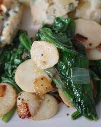Sauteed Japanese Turnips And Komatsuna Turnip Recipes Japanese Turnip Recipe Csa Recipes