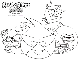 Unique birds inspired the creators of doublegames to create new, original and fun coloring game! Angry Black Bird Coloring Angry Birds Space Coloring Pages Coloring99 Com Bird Coloring Pages Space Coloring Pages Cartoon Coloring Pages