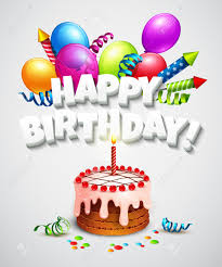 Un pastel, tarta o torta de cumpleaños es un pastel que se come como parte de una celebración de cumpleaños en muchas tradiciones mundiales. Tarjeta De Felicitacion Feliz Cumpleanos Con Torta Y Globos Ilustracion Vectorial Ilustraciones Vectoriales Clip Art Vectorizado Libre De Derechos Image 37885612