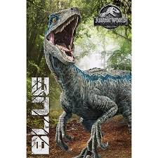 Your favorite jurassic world dinosaurs as zodiac signs. Jurassic World Fallen Kingdom Movie Poster Print Blue Dinosaur Size 24 X 36 Walmart Com Walmart Com