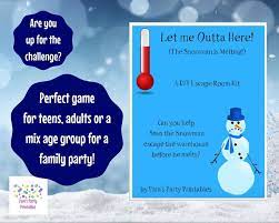 Let Me Outta Here A Diy Escape Room Kit Etsy Holiday Games Family Games Games For Teens
