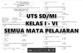 Maybe you would like to learn more about one of these? Soal Uts Bahasa Indonesia Kelas 6 Semester 1 Guru Giat