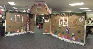 Gingerbread House Christmas Office Decoration Office Christmas Decorations Gingerbread House Christmas Diy