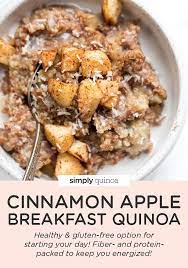 Cinnamon Apple Breakfast Quinoa Simply Quinoa Recipe Bright Line Eating Recipes Quinoa Breakfast Quinoa Recipes Breakfast