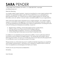 Must have a stellar attention to detail, and strong proofreading skills. Professional Legal Assistant Cover Letter Examples Livecareer