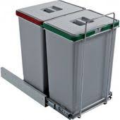 Buy Ecofill Base Mounted Pull Out Waste Bin System 48 Litre Kitchen Waste Bin Hafele Kitchen Door Handles