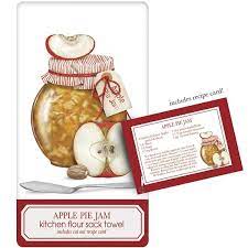 Best drying towel, the style of your life online best choice outlet shopping free shipping on all orders outstanding service an easy way to order. Apple Pie Jam Kitchen Towel With Recipe Card Harvest Flour Sack Towels Theholidaybarn Com