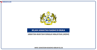 Berfungsi sebagai pemungut cukai import/eksport negara, pengurusan tertinggi jkdm diterajui oleh ketua pengarah kastam dan dibantu oleh 3 orang timbalan iaitu. Jawatan Kosong Terkini Jabatan Kastam Diraja Malaysia Jkdm Kerja Kosong Kerajaan Swasta