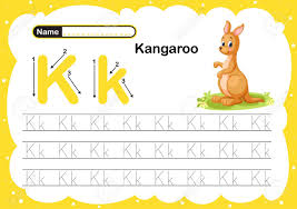 K 418 5 featured k participated in the sandwich challenge 2020 did you make this project? Colorful Letter K Uppercase And Lowercase Alphabet K Tracing And Writing Daily Printable A4 Practice Worksheet With Cute Cartoon Animals Vector Illustration Exercise For Kids Royalty Free Cliparts Vectors And Stock