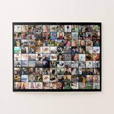 Black Borders 80 Family Friends Photo Collage Here Jigsaw Puzzle Zazzle Com In 2021 Photo Collage Display Family Photos Family Photo Collage
