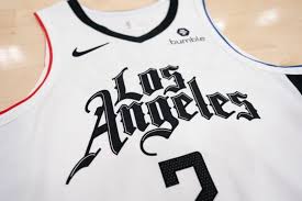 Here is the 'city' version, which is now available for purchase. La Clippers Unveil New City Edition Jersey And Court Nba Com