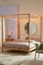Eva Wooden Canopy Bed Bed Ontwerpen Slaapkamer Diy