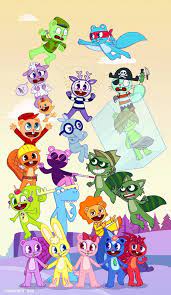 20 Years Of Happy Tree Friends By Https Www Deviantart Com Maddiethehedgie On Deviantart Happy Tree Friends Feliz Cumpleanos Amiga Feliz Cumpleanos Amor