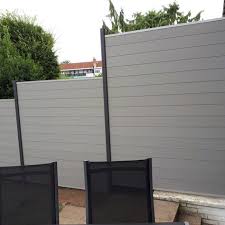 Wpc Zaun Sichtschutzelemente Aus Wpc In Verschiedenen Hohen Sichtschutzzaun Sichtschutzzaun Garten Zaun