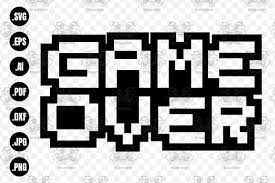 Download Game Over Retro Video Game Graphic By 99 Siam Vector Creative Fabrica SVG Cut Files