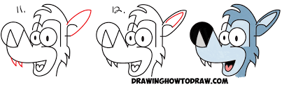 How To Draw Cartoon Wolves From The Word Wolf Easy Steps Drawing Tutorial How To Draw Step By Step Drawing Tutorials Hello dear artists and welcome to the drawing lesson about how to draw a wolf step by step with a pencil. word wolf easy steps drawing tutorial
