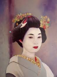 Geisha, Painting by Barbara Munch